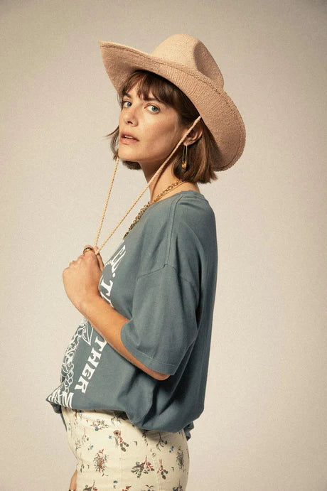 Brixton Austin Straw Cowboy - Soft Pink