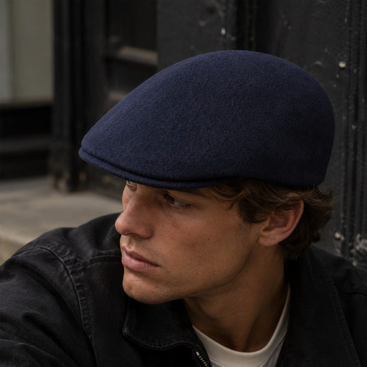 Kangol 504 Wool Cap - Dark Blue