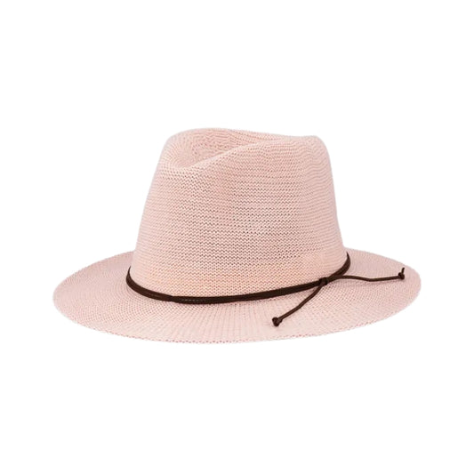 Avenel Kids Lexi Crushable Knit Fedora - Blush