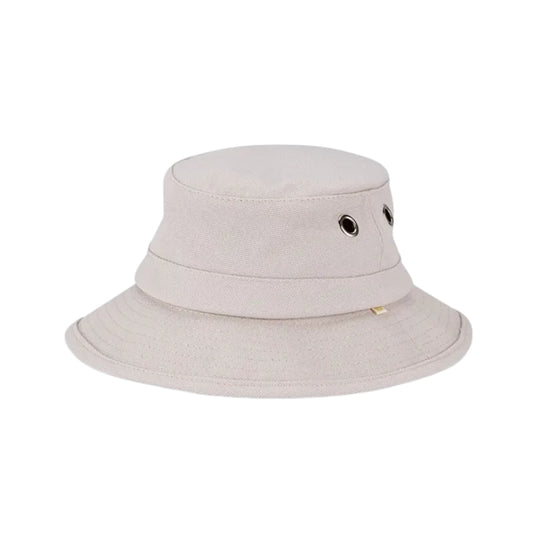 Avenel Kids Scout Cotton Canvas Bucket Hat - Stone