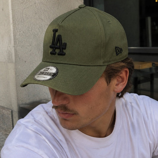 New Era Los Angeles Dodgers 9FORTY A Frame - Olive/Black