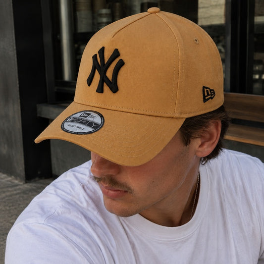 New Era New York Yankees 9FORTY A Frame Cap - Wheat