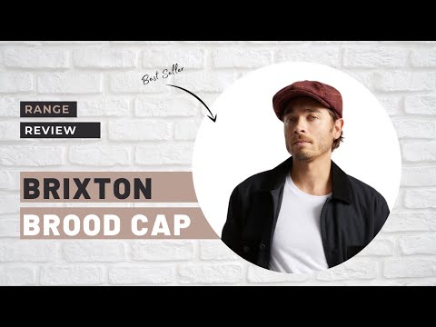 Brixton Brood Cap - Black Herringbone Twill