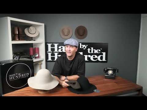 GC Hats Hillbilly Nomad Wool Felt Hood Hat - Black