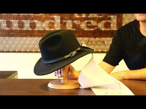 Jacaru Hats Wool Traveller - Black