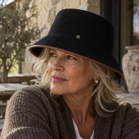 Mossant Paris Colette Wool Bucket - Black
