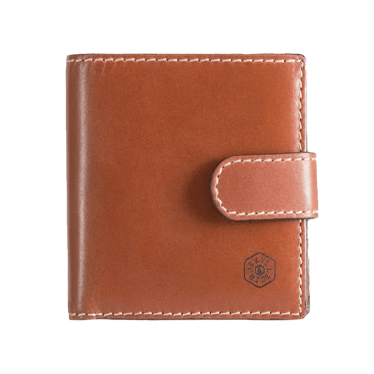 Jekyll & Hide Tri Fold Wallet with Coin and Tab - Clay