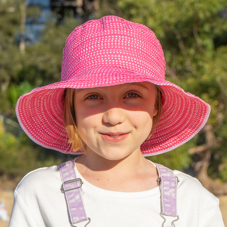 Cancer Council Bonnie Petite Bucket Hat - Pink