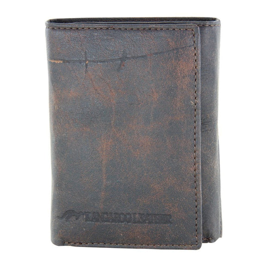 Barmah Kangaroo Leather 2 Fold Wallet - Vintage