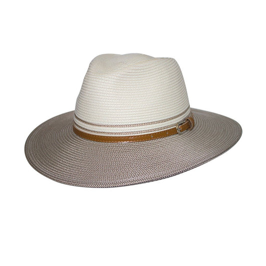 Cancer Council Heritage Town & Country Hat - Ivory/Bronze