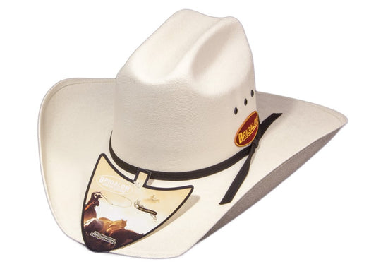 Brigalow Cheyenne Straw Western Hat - White