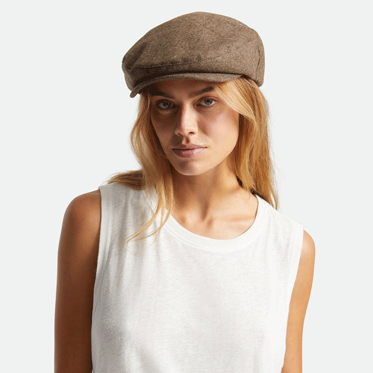 Brixton Hooligan Snap Cap Hat Brown Khaki XL