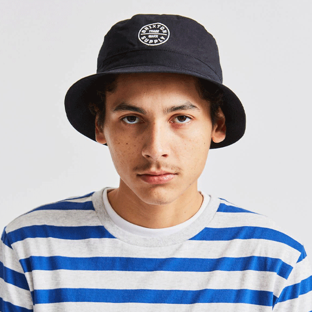 Brixton Oath Bucket Hat Black Hats By The Hundred