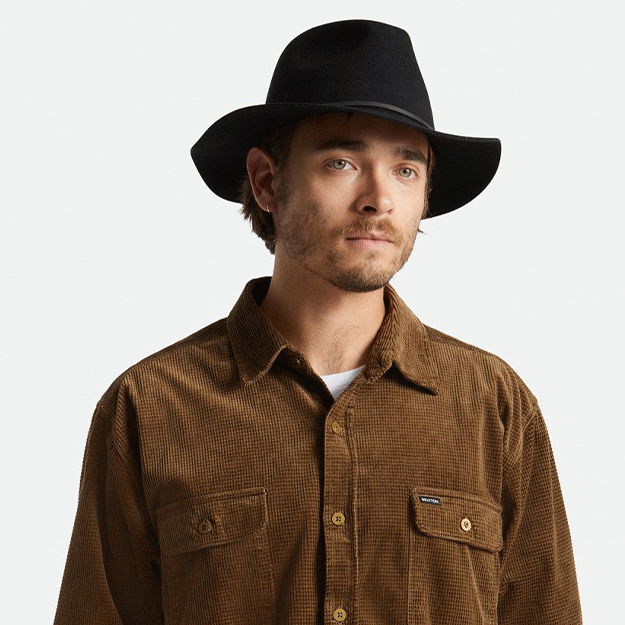 Brixton men's wesley fedora hat sales