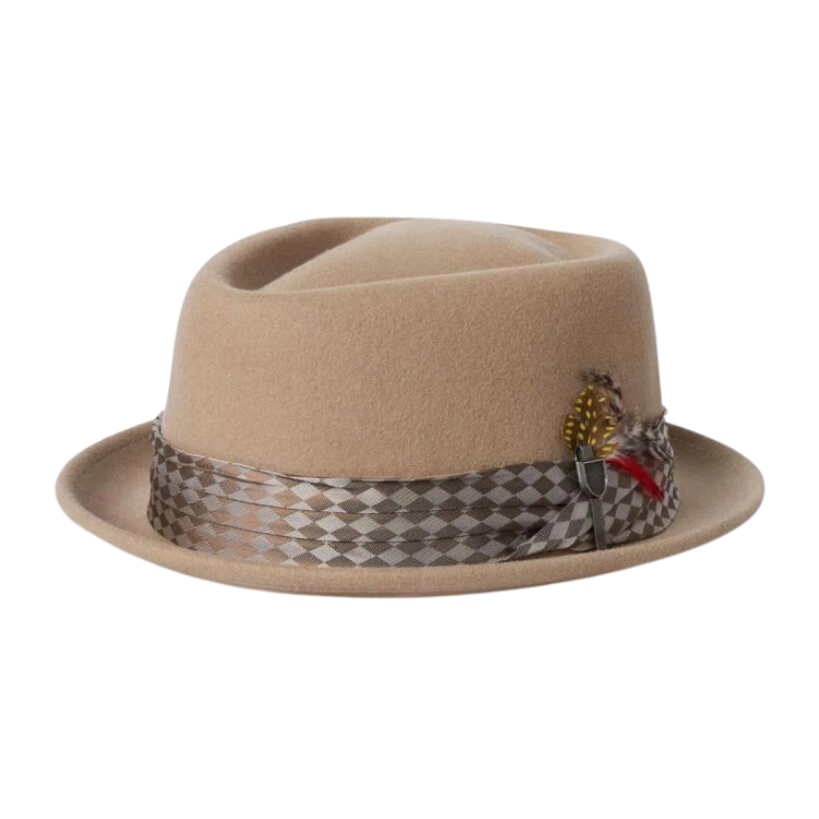 Brixton Stout Pork Pie - Sand/Sand Check – Hats By The Hundred
