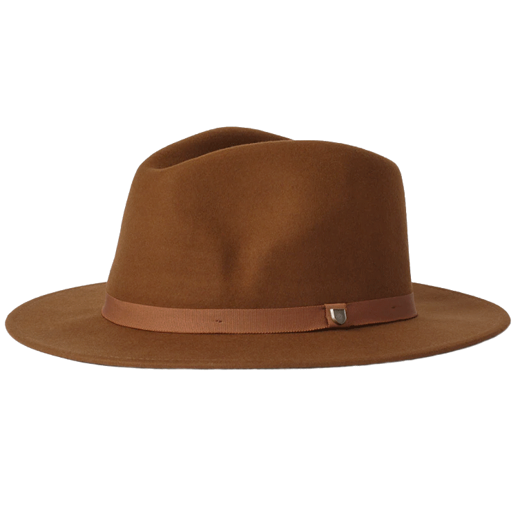 Brixton Messer Packable Fedora - Coffee