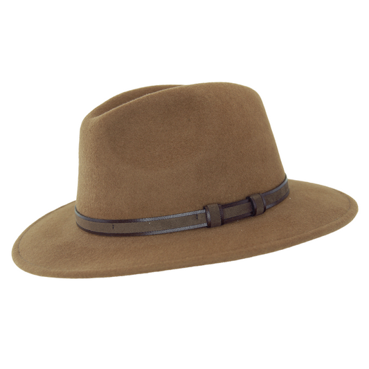 Fléchet Crushable Safari Hat - Castor