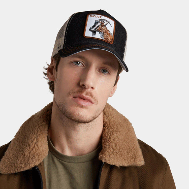 Goorin Bros The G.O.A.T Trucker - Charcoal – Hats By The Hundred Goorin Bros The G.O.A.T Trucker - Charcoal – Hats By The Hundred