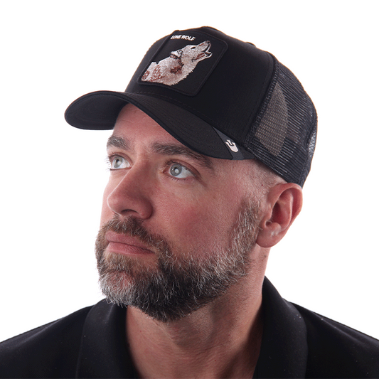 Goorin Lone Wolf Trucker - Black