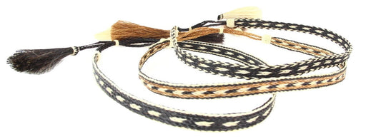 Horse Hair Hat Band 5/8" - Assorted Colours