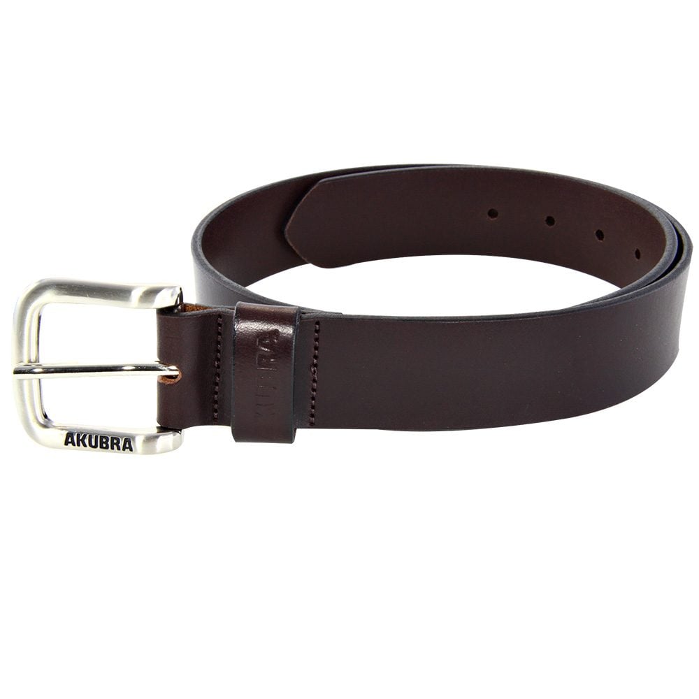 Akubra Leather Belt Kempsey - Brown