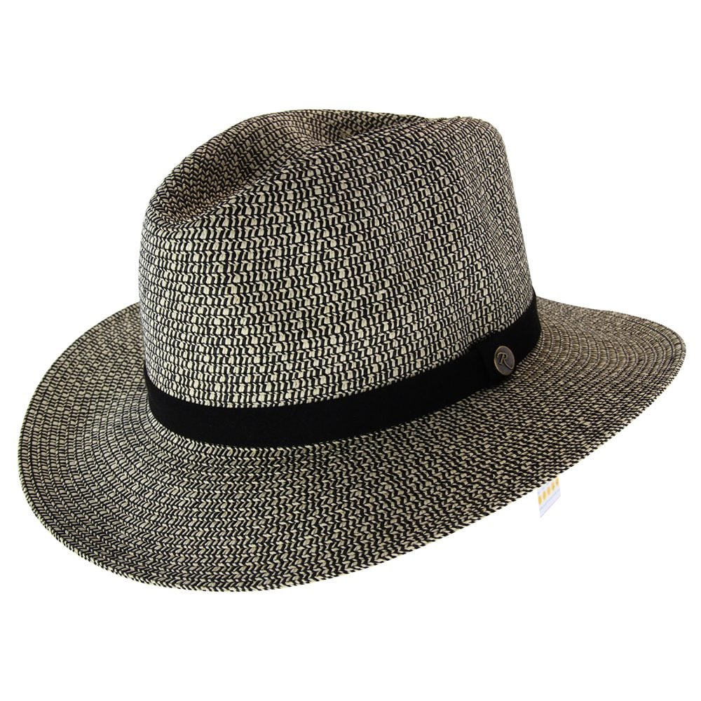 Cancer Council Outback Foldable Fedora - Grey/Black – Hats By The Hundred