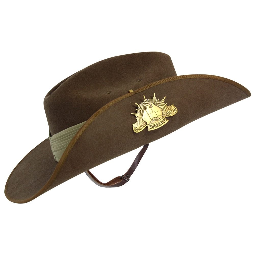 Statesman Military Slouch Hat - Khaki