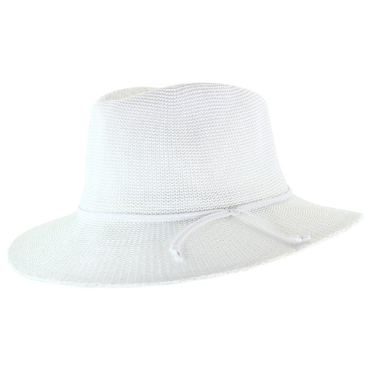 Cancer Council Ladies Jacqui Mannish Hat - White