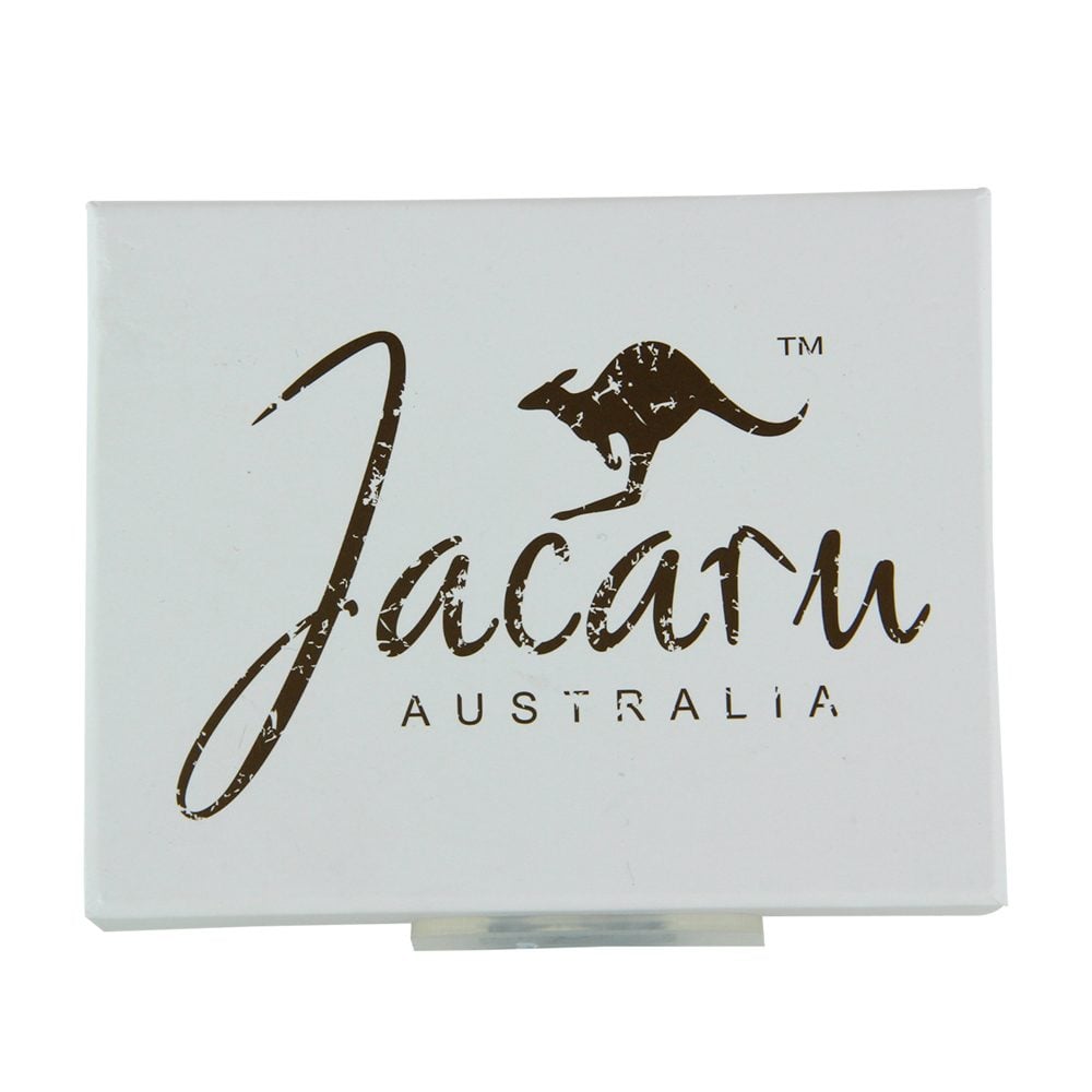 Jacaru Kangaroo Leather Coin Wallet - Black