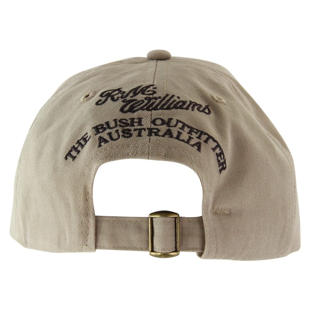 RM Williams Steer's Head Logo Cap - Silt – Hats By The Hundred