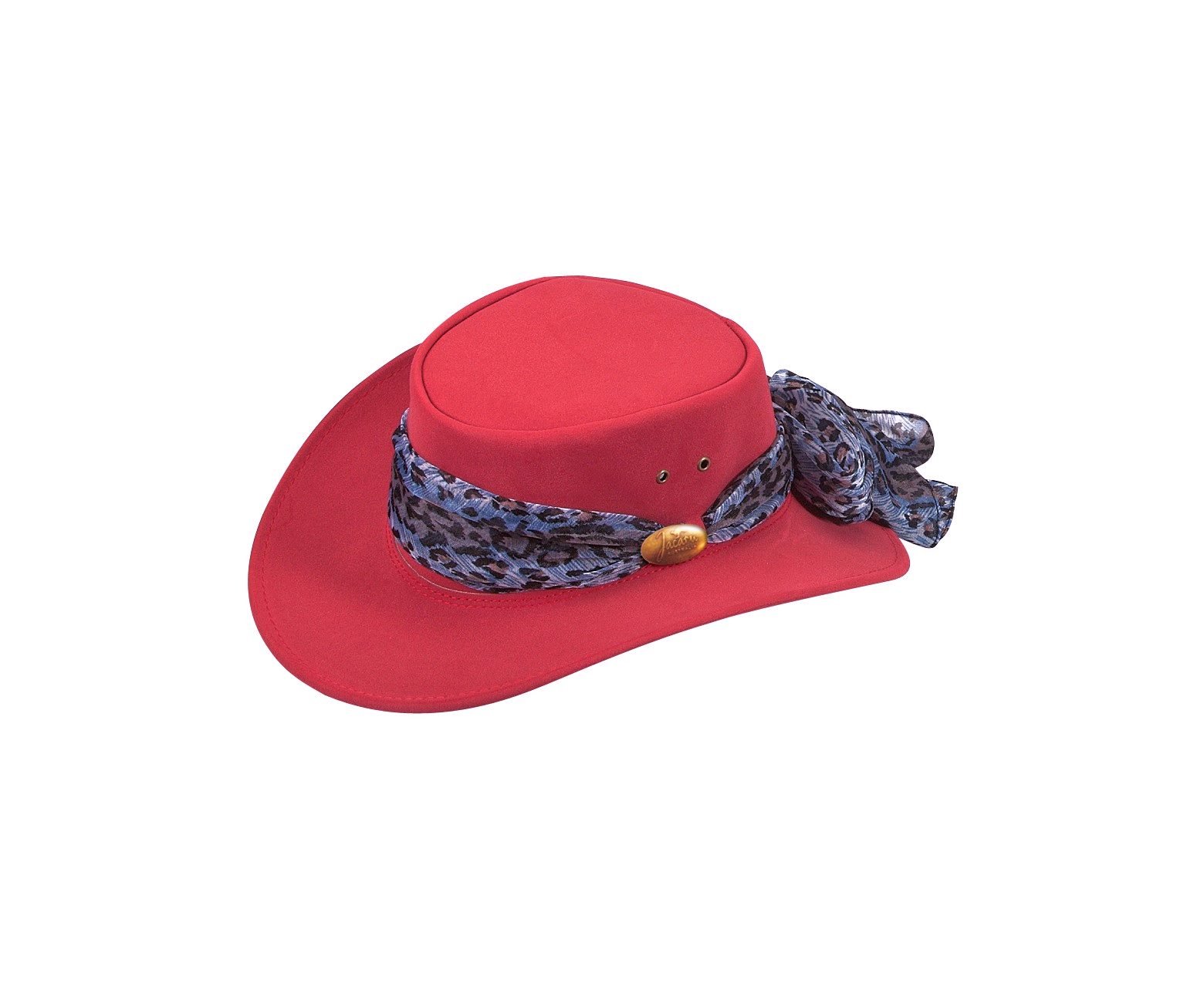 Jacaru Hats Alice PU Suede - Red
