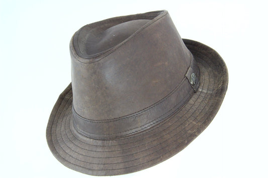 Jacaru Hats Kangaroo Trilby - Stonewash