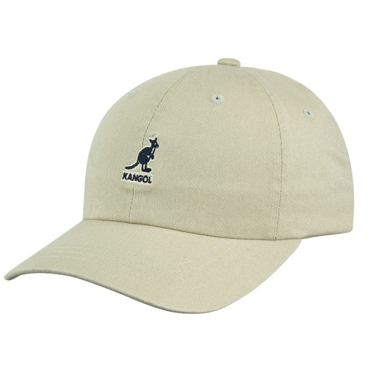 Kangol Washed Baseball Cap - Khaki