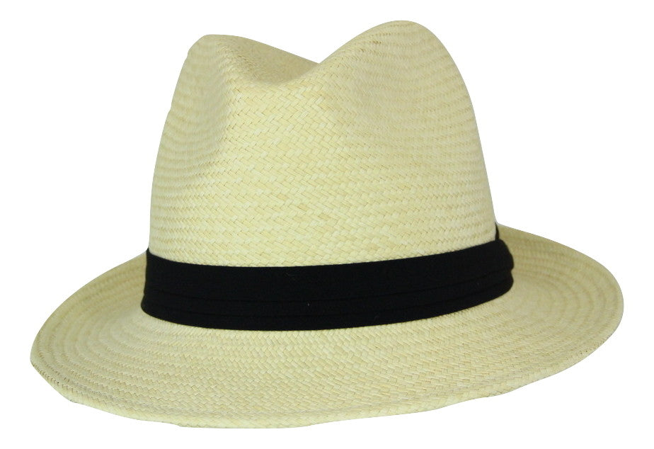 Melbourne Hat Summer Trilby Panama Natural – Hats By The Hundred
