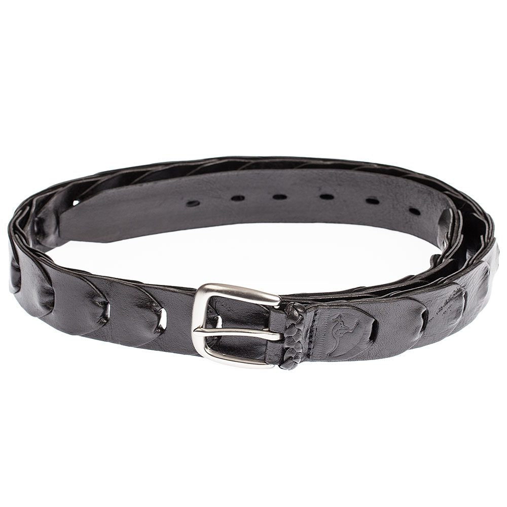 Badgery Belts Kangaroo Link Belt - Black