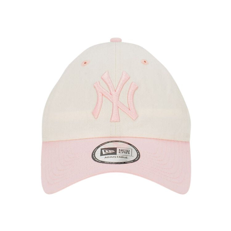 New Era New York Yankees Casual Classic - Chrome White/Pink