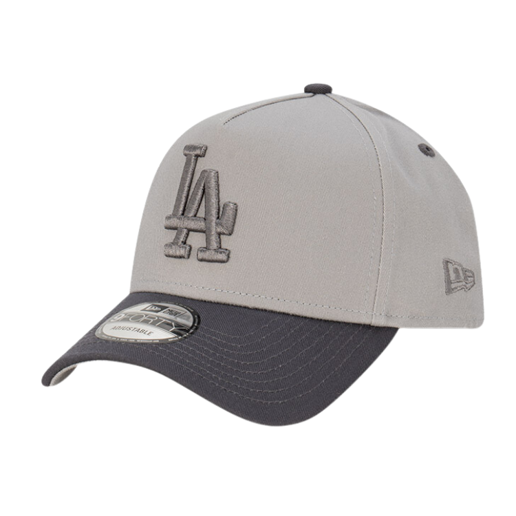 New Era Los Angeles Dodgers 9FORTY A Frame Cap - Grey/Graphite