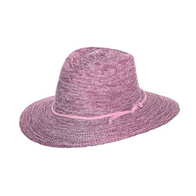 Cancer Council Ladies Jacqui Mannish Hat - Old Rose Pink