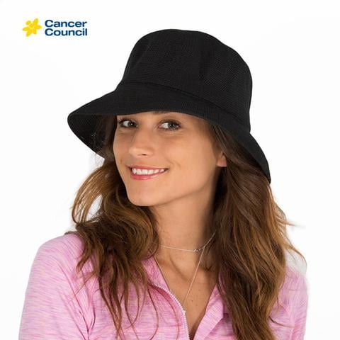 Cancer Council Tamzin Bucket Hat - Black