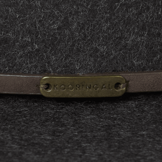 Kooringal Mid Brim Fedora Rajah - Charcoal Marle