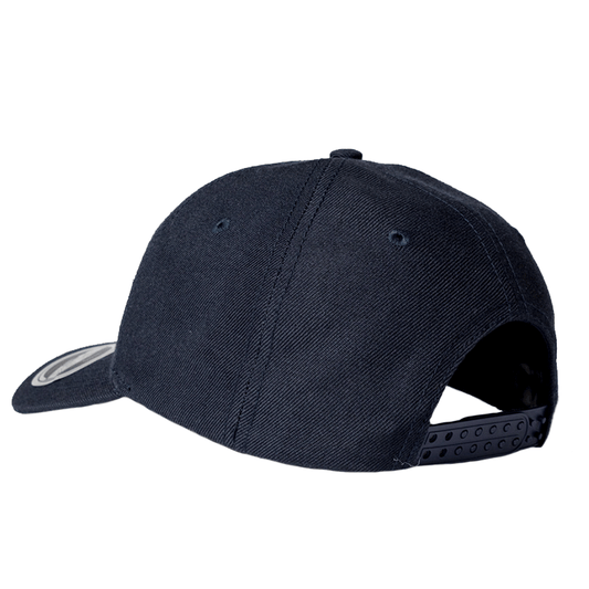 UFLEX 6 Panel Snapback Curved Cap - Navy