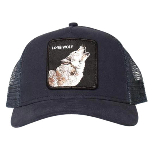 Goorin Lone Wolf Trucker Cap - Navy