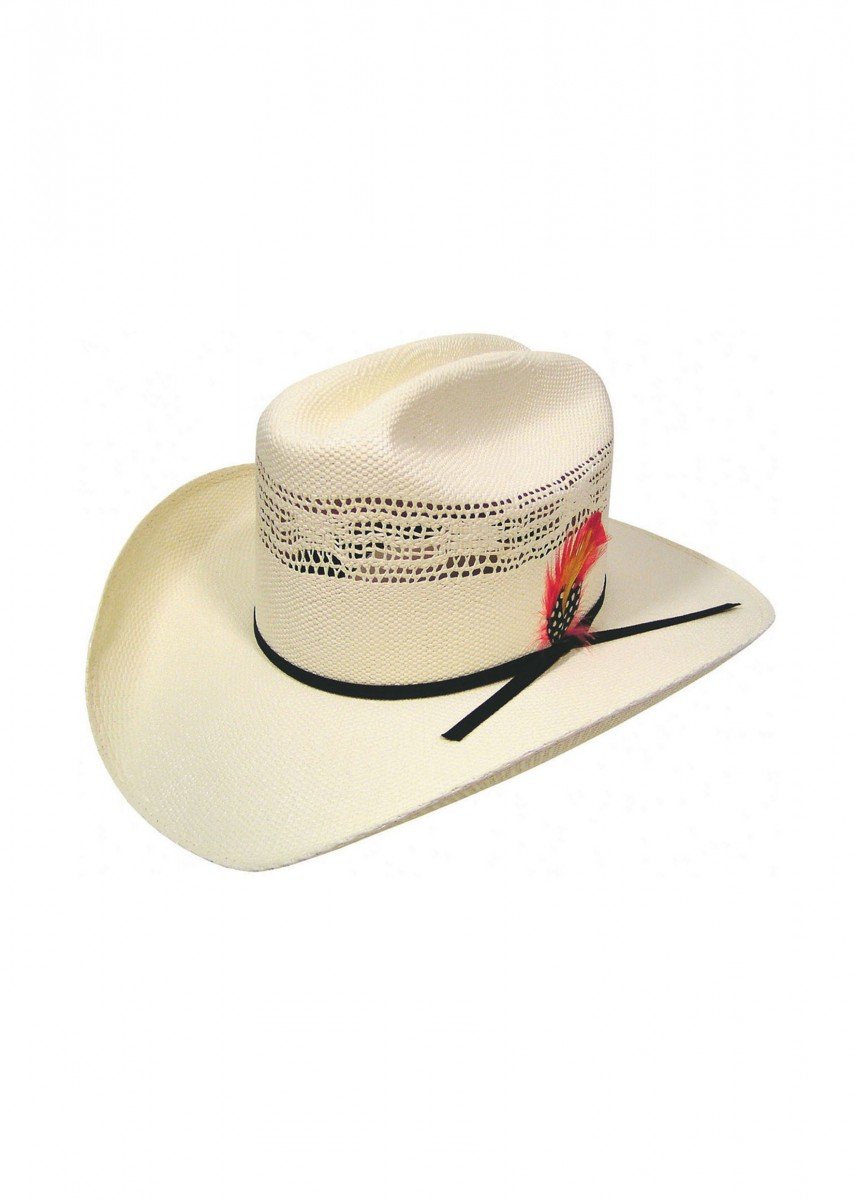Wrangler Kids Boll Bangora Cowboy Hat - Natural